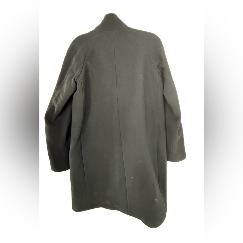 J. Crew Classic Black Pea Wool Coat - Picture 2 of 5